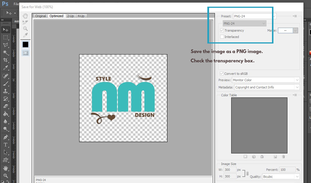 How To Use Transparent Background