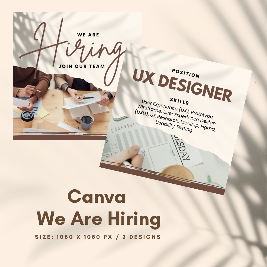 We Are Hiring Design, Digital Download