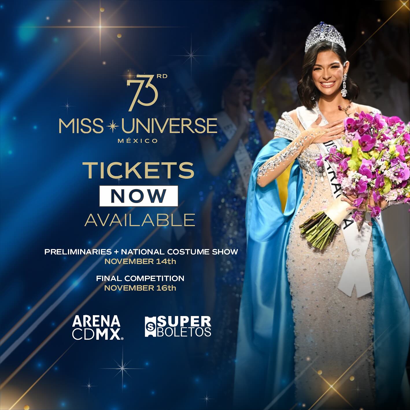 Tickets for 73rd of Miss Universe 2024