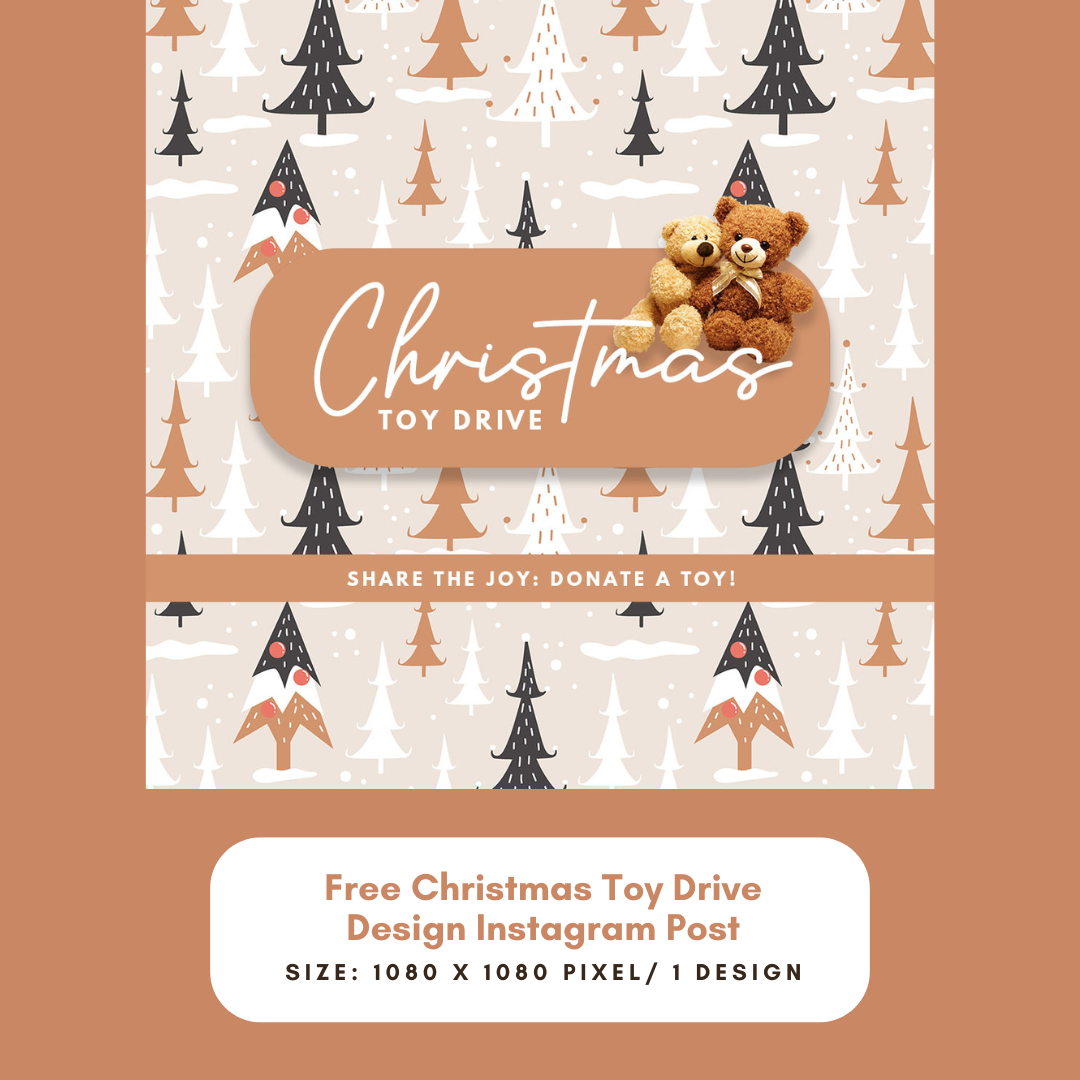 Free Christmas Toy Drive Design Instagram Post