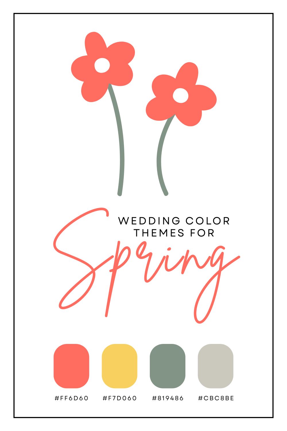 Wedding Color Themes For Spring