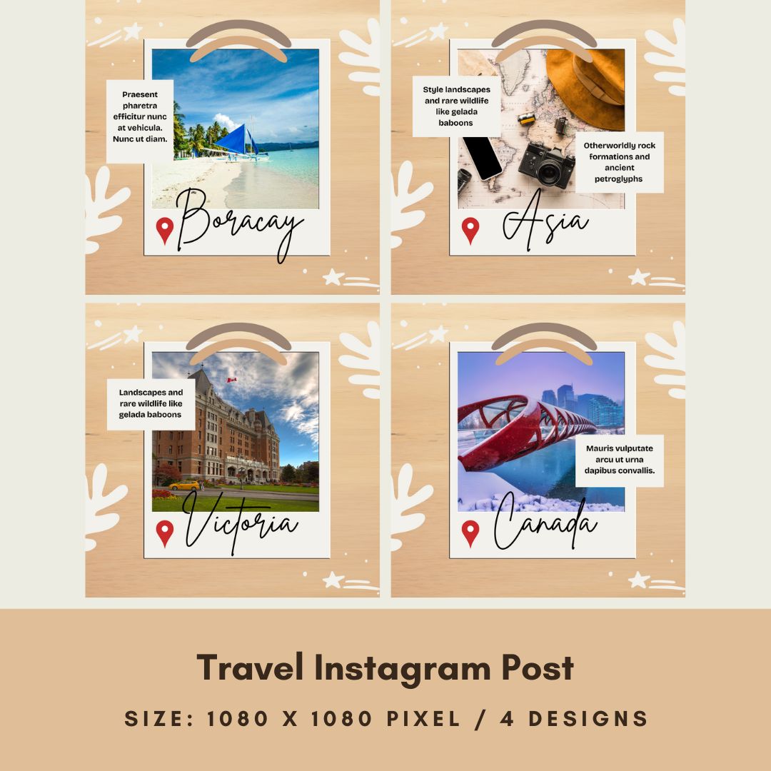 Travel Design Template Instagram Post